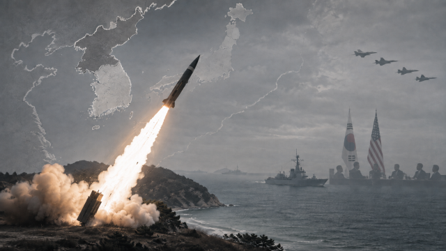 North Korea fires projectile amid shortened joint military drills