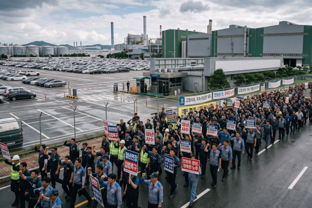 Retirement age fight halts every Hyundai Motor plant in S. Korea