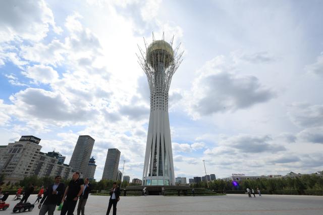 Baiterek tower, Kazakhstan