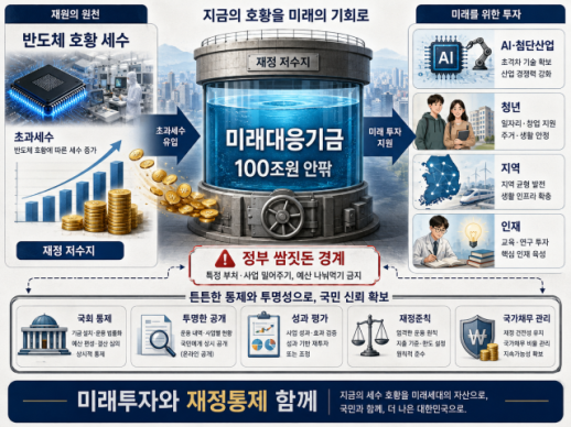 [사설] 100조 미래대응기금, 미래투자 명분이 정부 쌈짓돈 돼선 안 된다