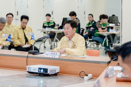 조용호 오산시장, 테러·화재부터 공습 대피까지...비상대비체계 실전 점검
