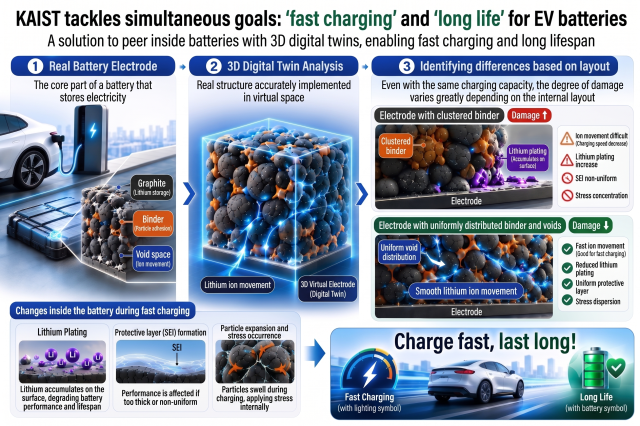 KAIST develops technique to detect fast charging damage 