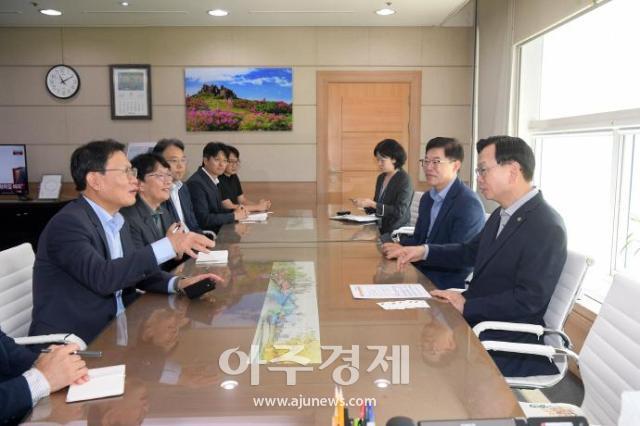 SK하이닉스 경영진, 반도체 클러스터 부지 광주 군공항 방문