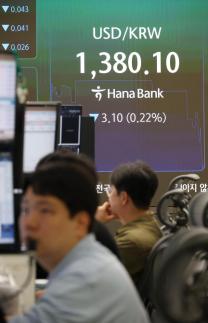 환율, 1380원대 등락…미국 대이란 제재에 달러 강세
