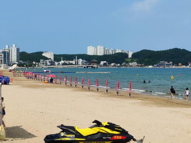 포항 영일대해수욕장 전경 사진포항시