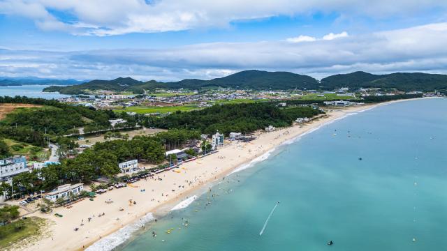 완도 신지명사십리해수욕장사진전남광주통합특별시