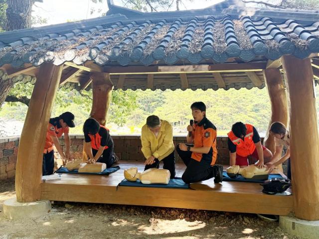 Huyện Hàm Yang đã tổ chức chiến dịch phòng ngừa nắng nóng và quản lý an toàn nước tại Nongwoljeong