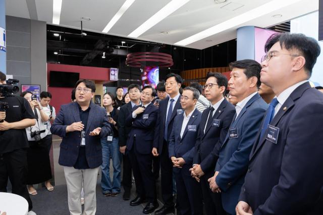 The launch ceremony for the “AI Growth Ladder for Everyone” project is held at the Gwangju National Science Museum on Sept 3 Courtesy of the Ministry of Science and ICT
