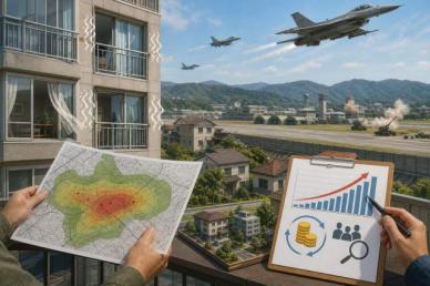 군용비행장·군사격장 소음보상금, 매년 물가 반영 산정 추진