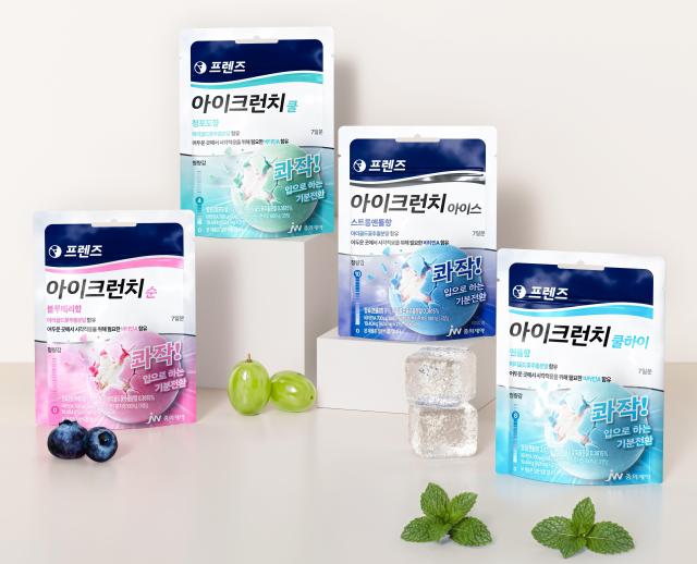 아이크런치 4종 제품 이미지사진JW중외제약
