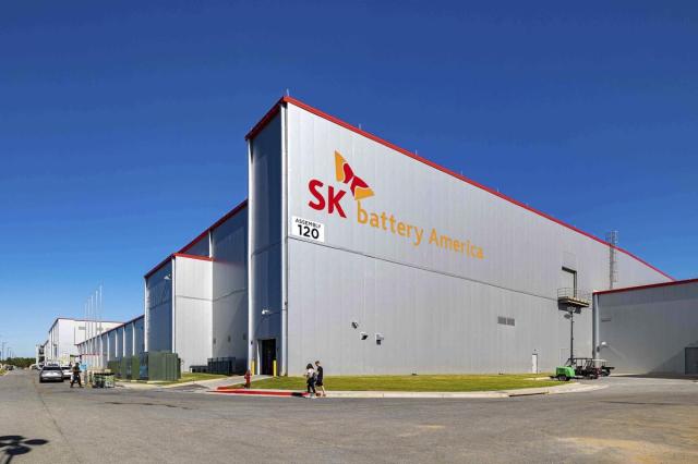 SK Ons battery plant in Georgia Courtesy of SK On