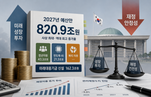 [아주사설 | 기본·원칙·상식] 내년 820조 예산안, 국회가 꼼꼼히 따져야