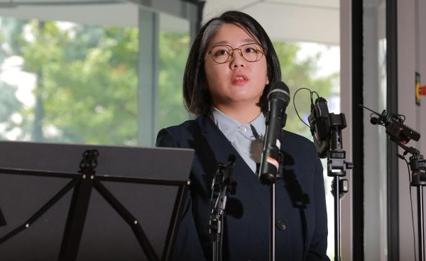 [포토]  의원직 사퇴 답변 피한 용혜인 장관 후보자