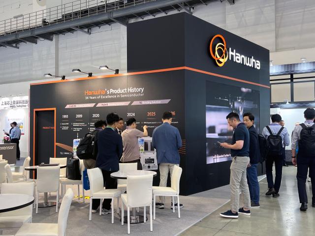 SEMICON Taiwan 2026 한화세미텍 부스 사진한화세미텍