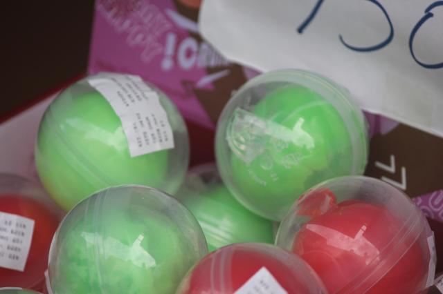 Seoul Metropolitan government warns buyers of hazardous chemical being added to squishes being sold throughout the Dongdaemun Toy Market AJP Joonha Yoo