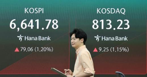 코스피, 美 국채금리 진정에 반등 출발…기타법인 12거래일 연속 순매수