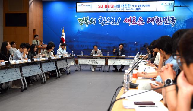 경북도 3대 문화권 정책 대전환 시군 관광과장 회의 장면 사진경상북도