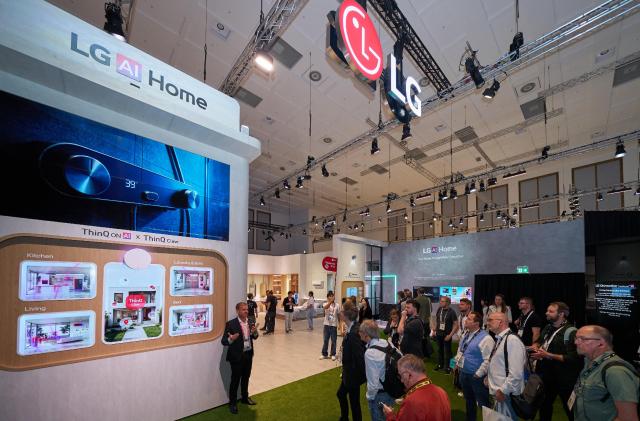 독일 베를린에서 4일현지시간 개막하는 IFA 2026 LG전자 전시관 사진LG전자