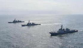 S. Korea, US, Japan launch Freedom Edge without US carrier