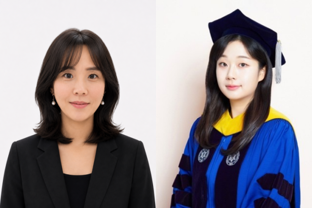 Sookmyung Womens University researchers Yoo Kyung-hyun left and Jang Sun-young Courtesy of Sookmyung Womens University