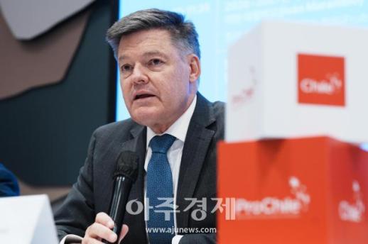 [포토] 인사말 하는 마티아스 프랑케 주한칠레대사