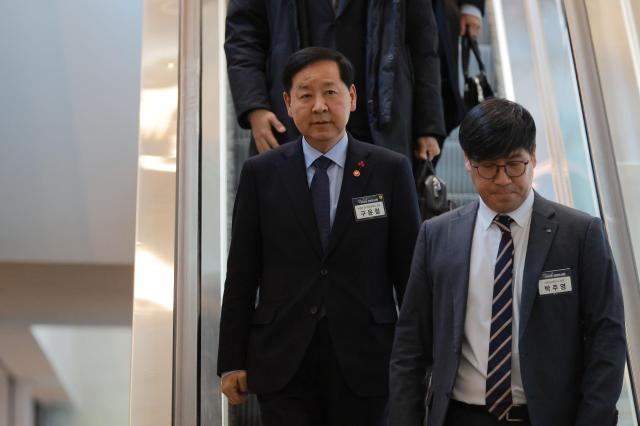 구윤철 부총리 겸 기획재정부장관이 1월 2일 열린 2026년 경제계 신년인사회에 참석하고 있다 사진유대길 기자 dbeorlf123ajunewscom