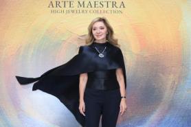 Silvia Grassi Damiani, vice chair of Damiani, attends photo call