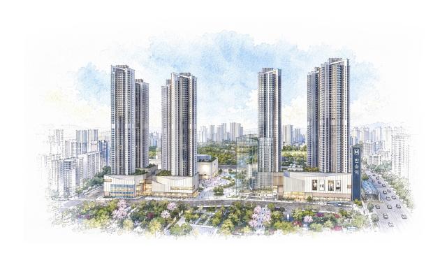 KB부동산신탁과 포스코이앤씨는 대규모 주상복합 단지 아크메르 동탄을 이달 분양한다 사진KB부동산신탁 포스코이앤씨