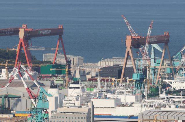 지난 7월 울산시 동구 HD현대중공업 전경 사진연합뉴스