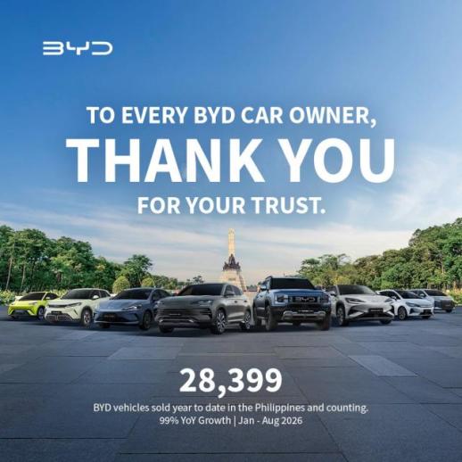 [NNA] BYD, 필리핀서 전기차 판매 급증