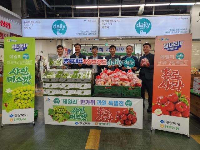 경북 과수통합브랜드 ‘데일리’ 할인 행사 사진경상북도