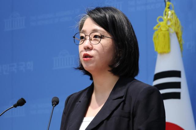 용혜인 성평등가족부 장관 후보자가 13일 국회 소통관에서 기자회견을 하고 있다 사진연합뉴스