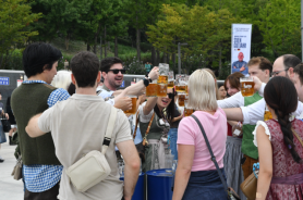Prost! Oktoberfest fills Seoul with beer, brass bands and crowds