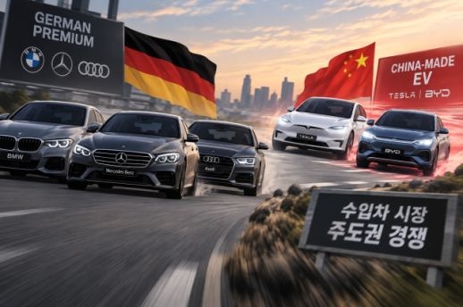 中 생산 테슬라·BYD 질주…獨 3사와 격차, 1년 새 6만→4400대