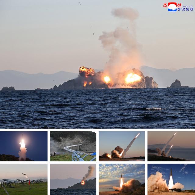 North Korea conducts joint artillery firing drill, state media confirms