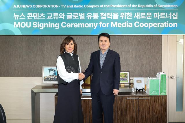  Aju News, Kazinform sign media deal ahead of Korea-Central Asia Summit