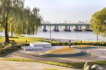 Đảo Nodeul mở không gian văn hóa ven sông, trở thành điểm vui chơi và nghỉ ngơi bên sông Hàn 