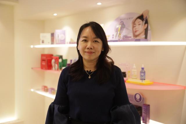 AIDKOREA COMPANY Co-founder and Chief Marketing Officer Kim Sue-min poses for a photo at MaryMays Seoul office on Sept 16 2026 