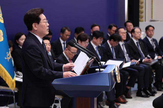 이재명 대통령 기자회견 사진연합뉴스