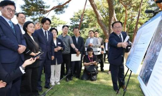 한성숙, 태릉CC 공급현장 점검…교통대책 함께 설계해야