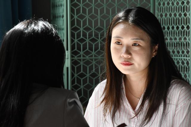 Park Hyun-jin a team leader at nonprofit organization YANA You Are Not Alone speaks during an interview in Seoul on Sept 17 2026 AJP Joonha Yoo