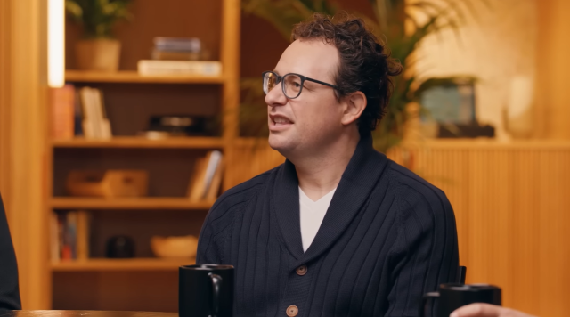 Anthropic co-founder and CEO Dario Amodei speaks during a discussion with the artificial intelligence company’s co-founders about its past present and future Screenshot from the Anthropic YouTube channel
