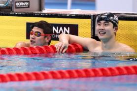 Đội bơi nam Hàn Quốc giành huy chương đồng ở nội dung tiếp sức 800m tại Đại hội thể thao châu Á 2026