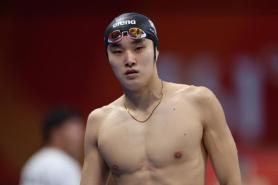 Kình ngư Kim Woo-min tham gia nội dung 1500m tự do tại Đại hội thể thao châu Á 2026