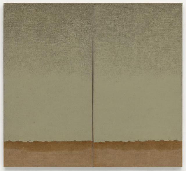 
하종현b 1935
〈Conjunction 83-08 A+B〉
1983
Oil on hemp cloth 
220 x 220 cm
Courtesy of the artist
사진 안천호
이미지 제공 국제갤러리