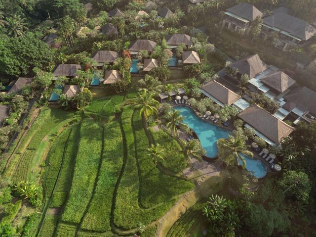 Campo de arroz del Mandapa Ritz-Carlton Reserve