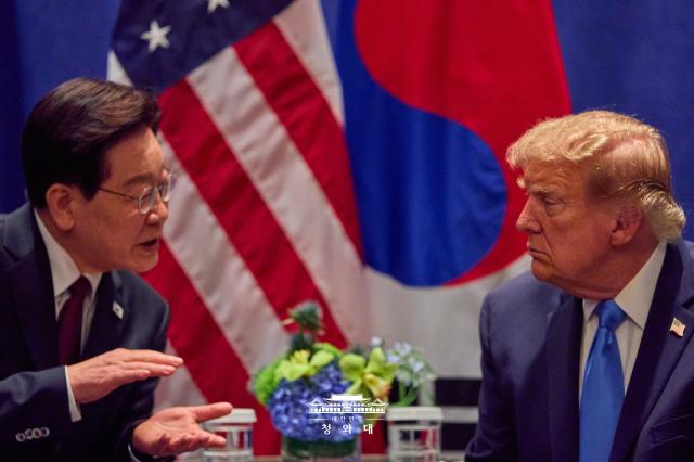 Lee, Trump push investment, shipbuilding ties in  New York summit