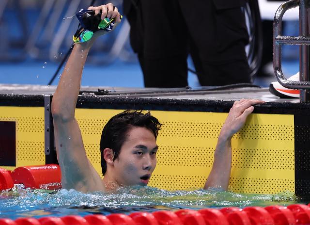 Kim Jun-woo gana medalla de plata en los 800m estilo libre masculino de los Juegos Asiáticos Aichi-Nagoya, establece nuevo récord de Corea del Sur