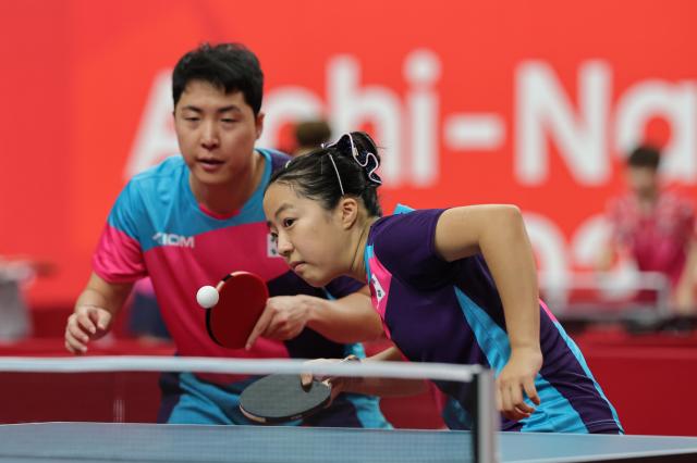 Lim Jong-hun y Shin Yu-bin avanzan a semifinales del tenis de mesa mixto en los Juegos Asiáticos de Aichi-Nagoya y aseguran medalla de bronce