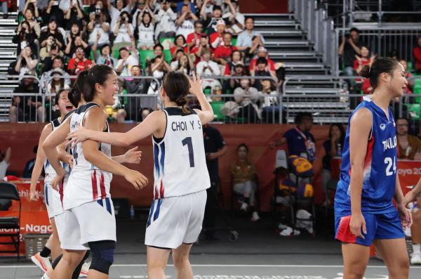 Baloncesto 3x3 femenino: Corea del Sur vence a Tailandia 21-8 y gana su primer oro en los Juegos Asiáticos